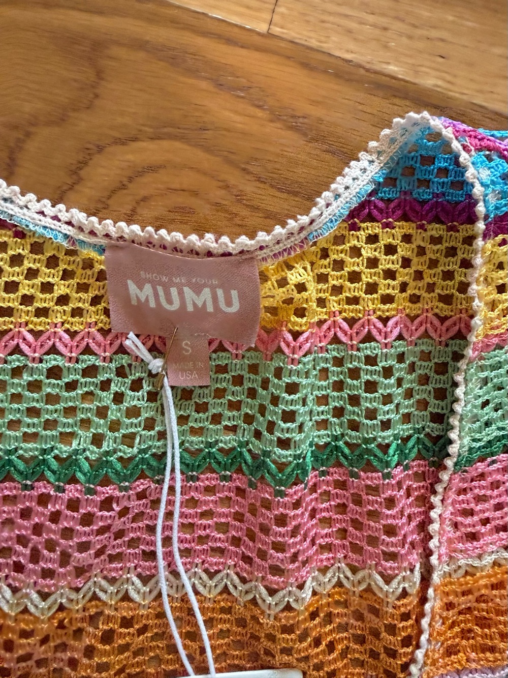 Show Me Your Mumu Vacay Crochet Maxi Coverup - Picture 5 of 7
